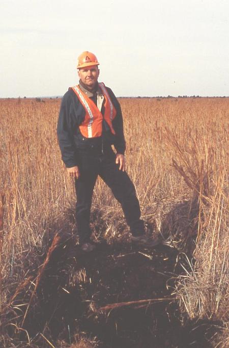 Bill Barber standing on mound