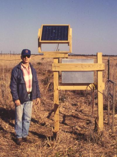 Charging Station and Solar Panel for Electric Fence